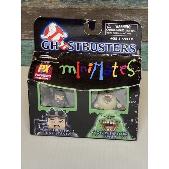 GHOSTBUSTERS Minimates 2009 EXCLUSIVE PX 2 Ray Stantz GLOW in the DARK SLIMER - Picture 1 of 5